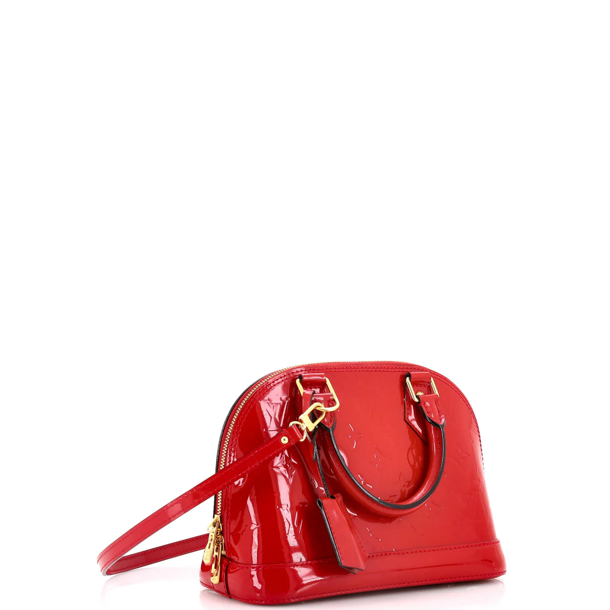 Alma Handbag Monogram Vernis BB - Deep Luxury