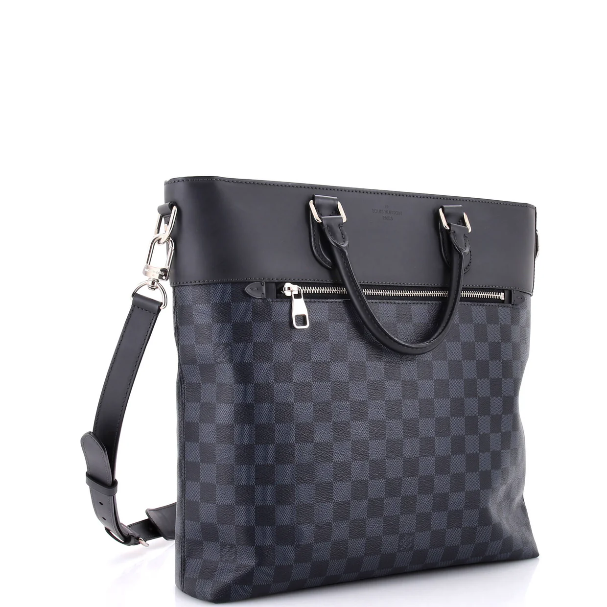 Newport Tote Damier Cobalt - Deep Luxury
