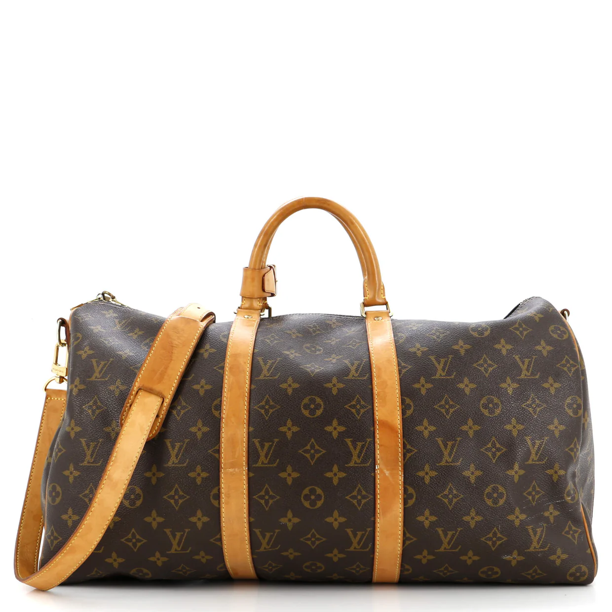 Keepall Bandouliere Bag Monogram Canvas 50 - Deep Luxury