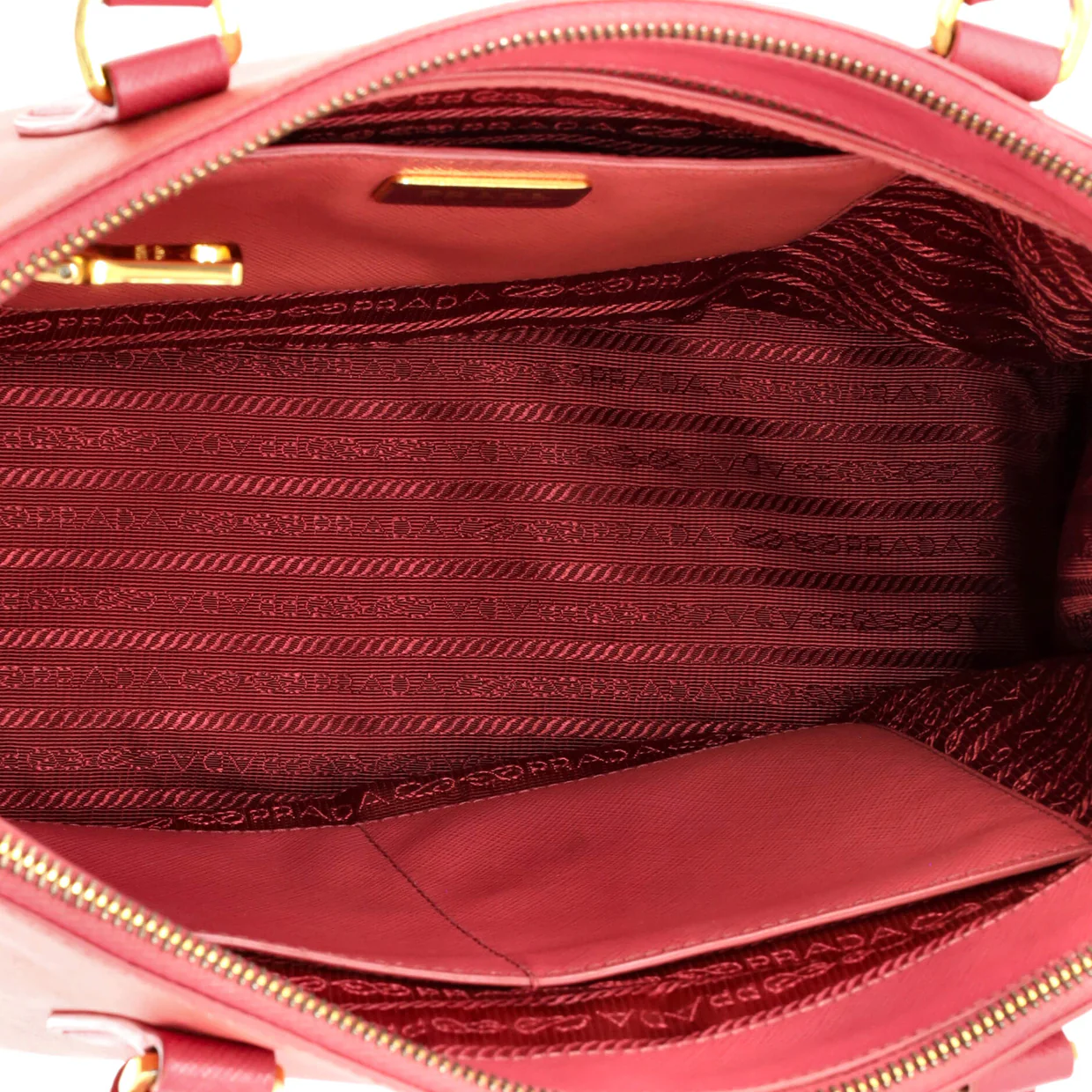 Galleria Double Zip Tote Saffiano Leather Medium - Deep Luxury