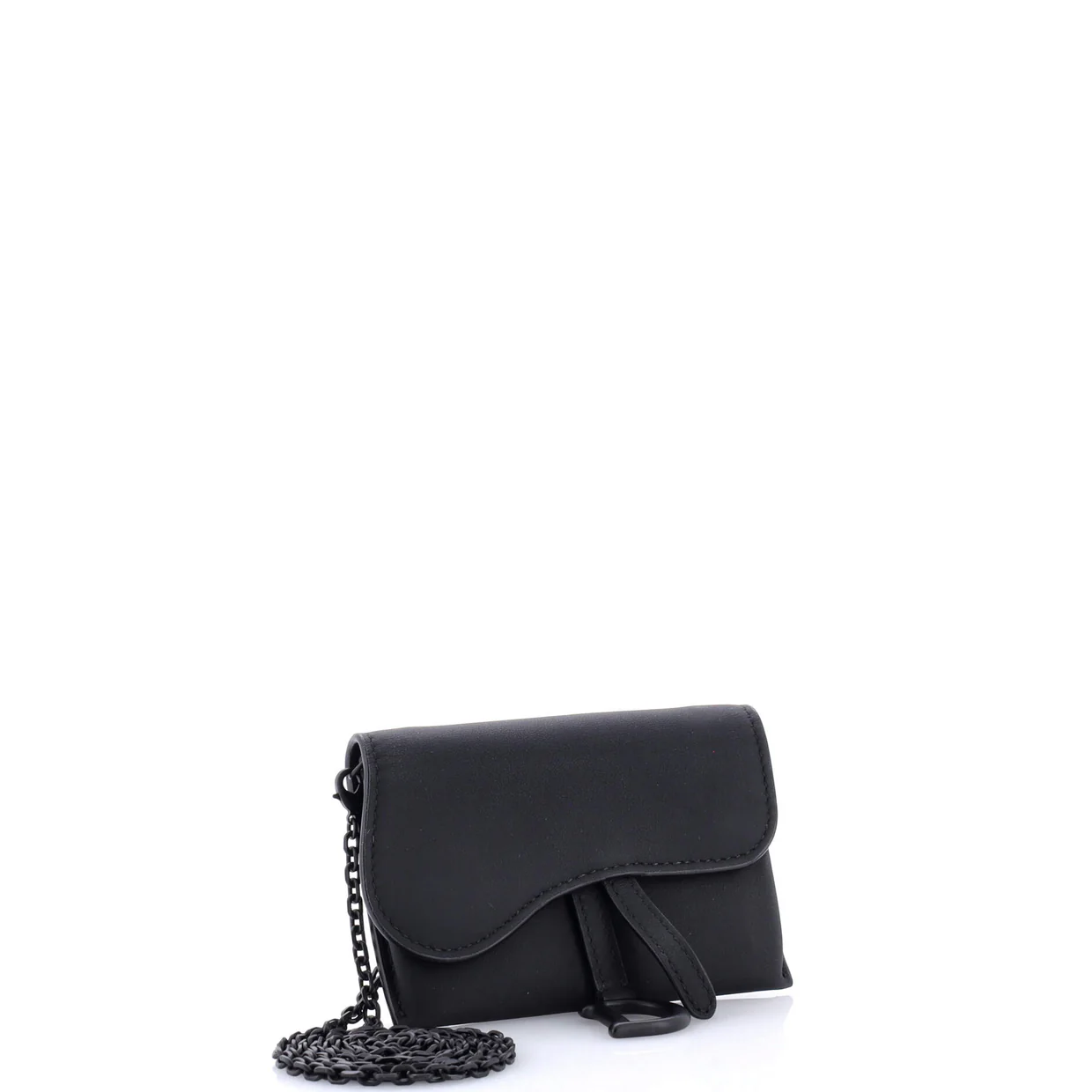 Ultra Matte Saddle Nano Pouch Leather - Deep Luxury