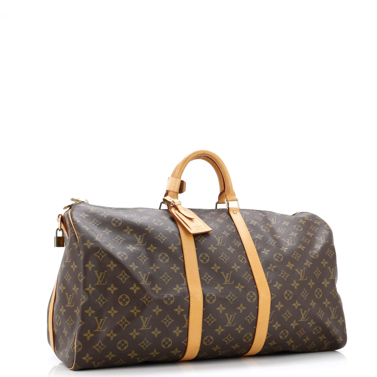 Keepall Bandouliere Bag Monogram Canvas 55 - Deep Luxury