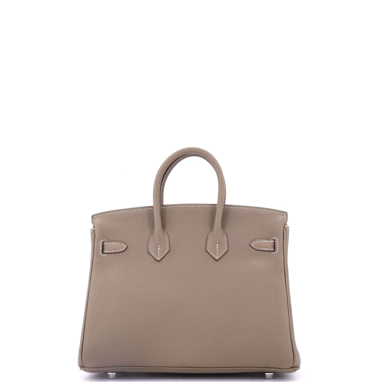 Birkin Handbag Grey Togo with Palladium Hardware 25 - Deep Luxury