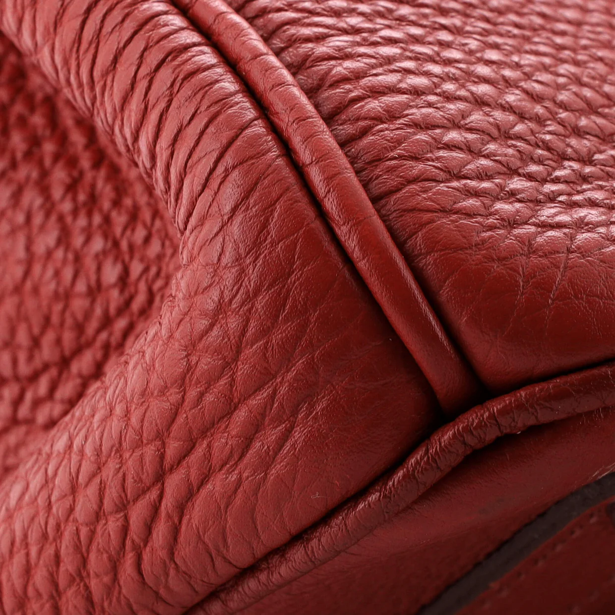 Birkin Handbag Rouge Garance Togo with Palladium Hardware 30 - Deep Luxury