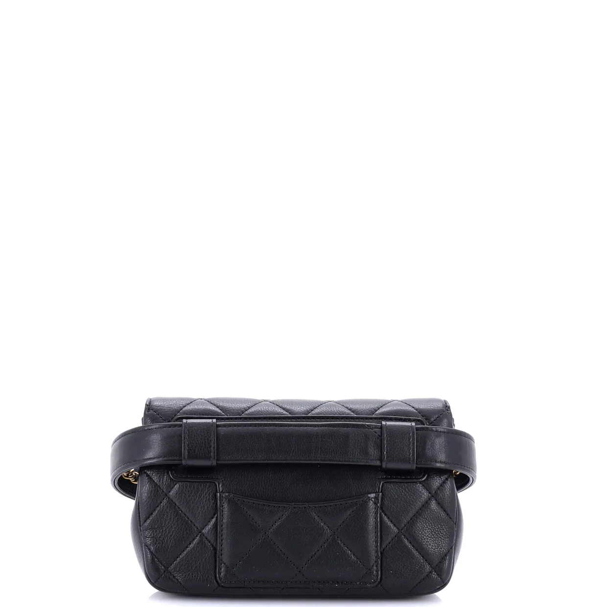 Chain Envelope Belt Bag Quilted Calfskin - Deep Luxury
