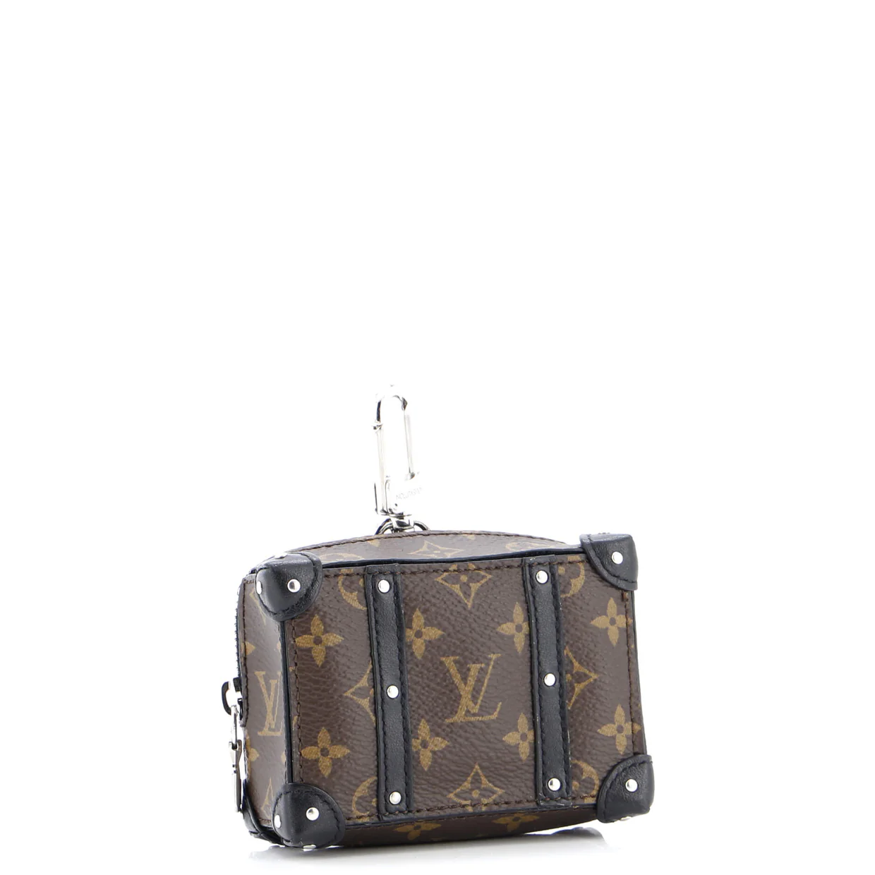 Soft Trunk Bag Charm and Key Holder Macassar Monogram Canvas - Deep Luxury