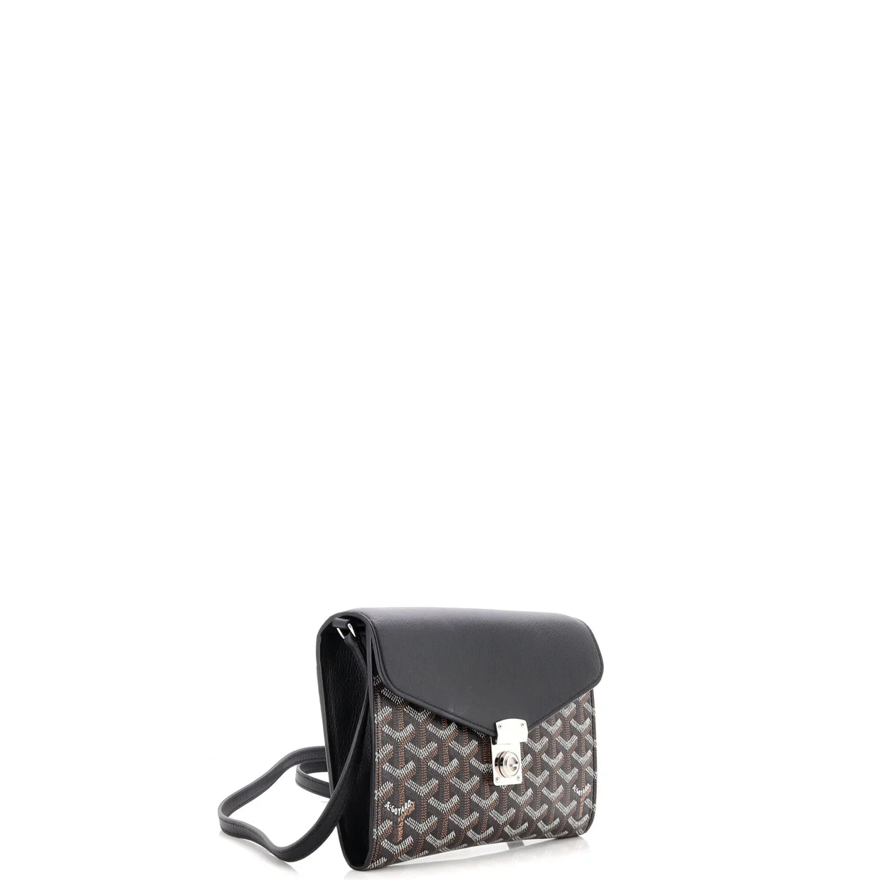 Chypre Wallet on Strap Coated Canvas with Leather - Deep Luxury
