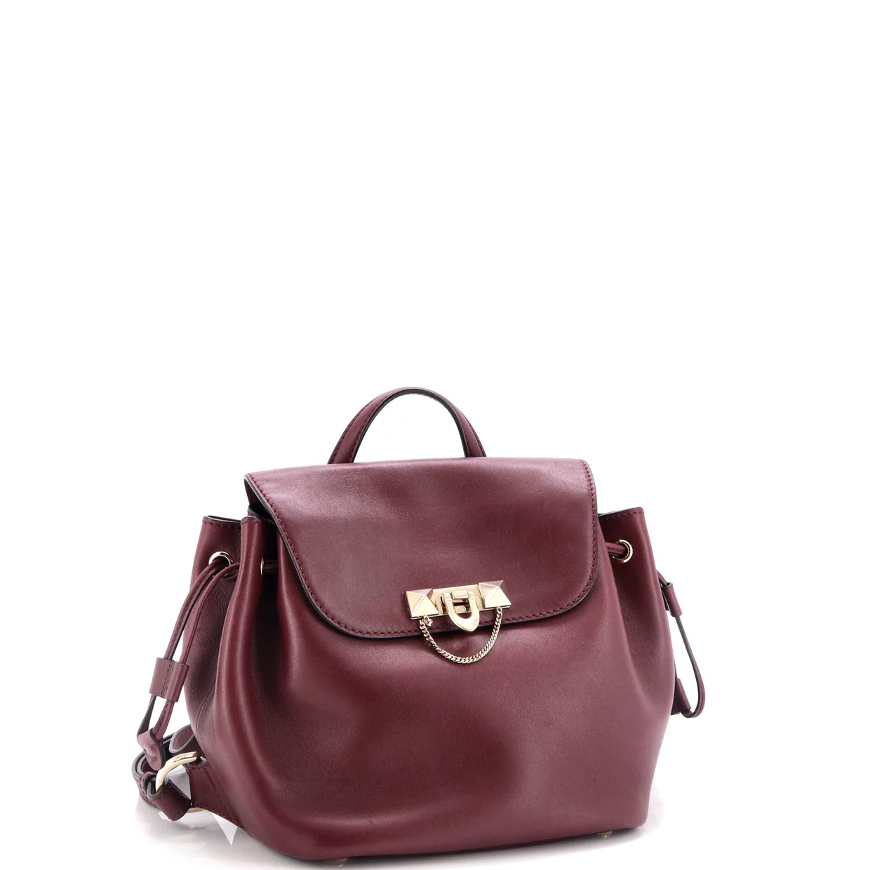 Demilune Drawstring Backpack Leather - Deep Luxury