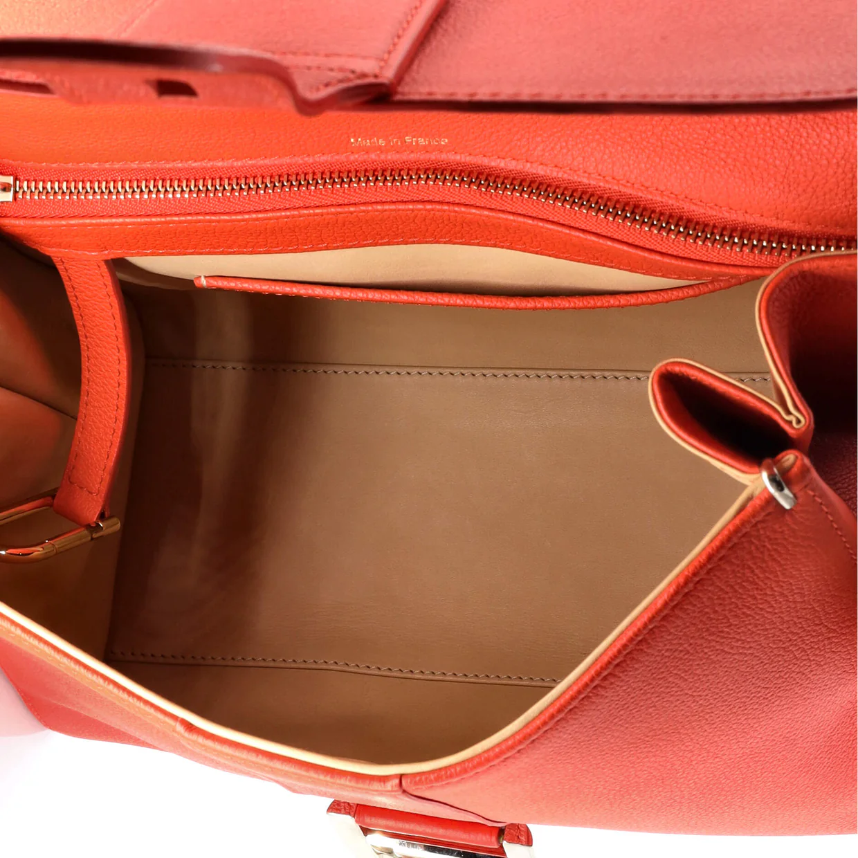 Brillant Top Handle Bag Leather MM - Deep Luxury