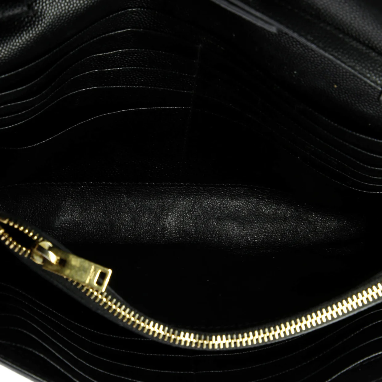 Classic Monogram Crossbody Bag Grainy Leather Large - Deep Luxury