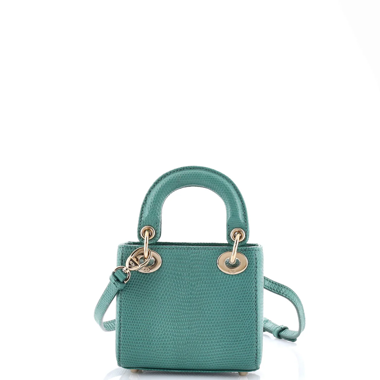 Lady Dior Bag Lizard Micro - Deep Luxury