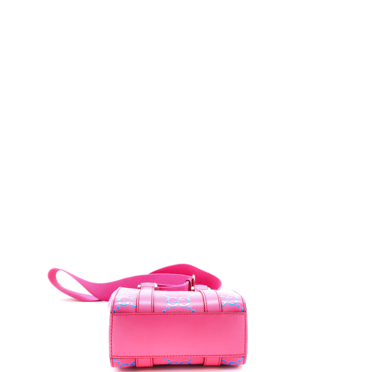 Convertible Open Tote GG Embossed Perforated Leather Mini - Deep Luxury