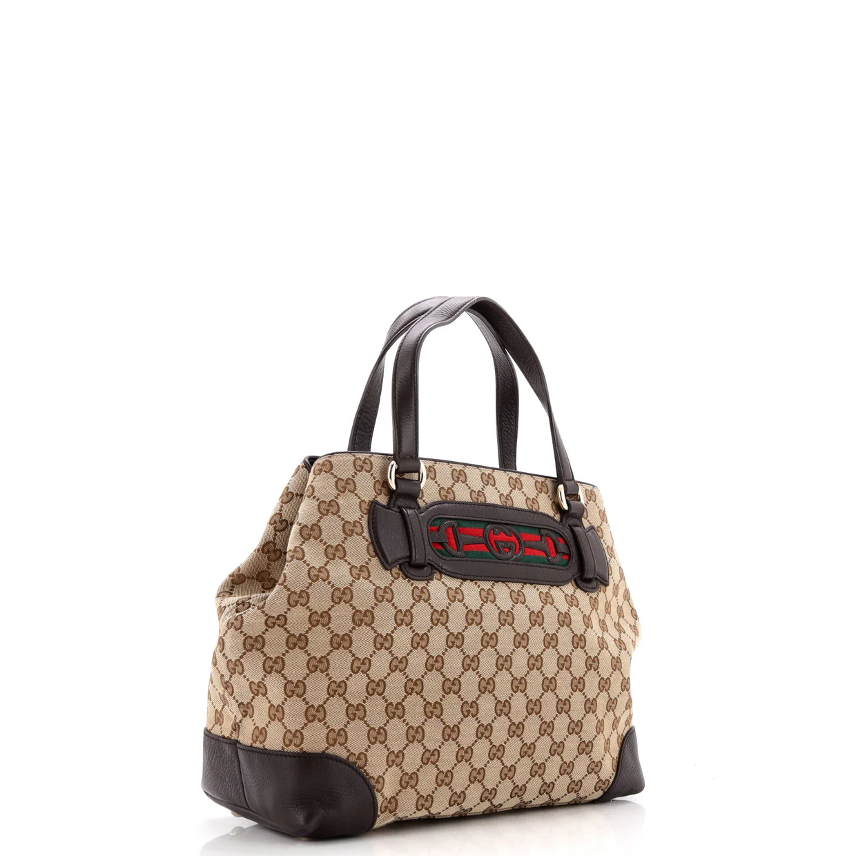 Dressage Tote GG Canvas and Leather Medium - Deep Luxury