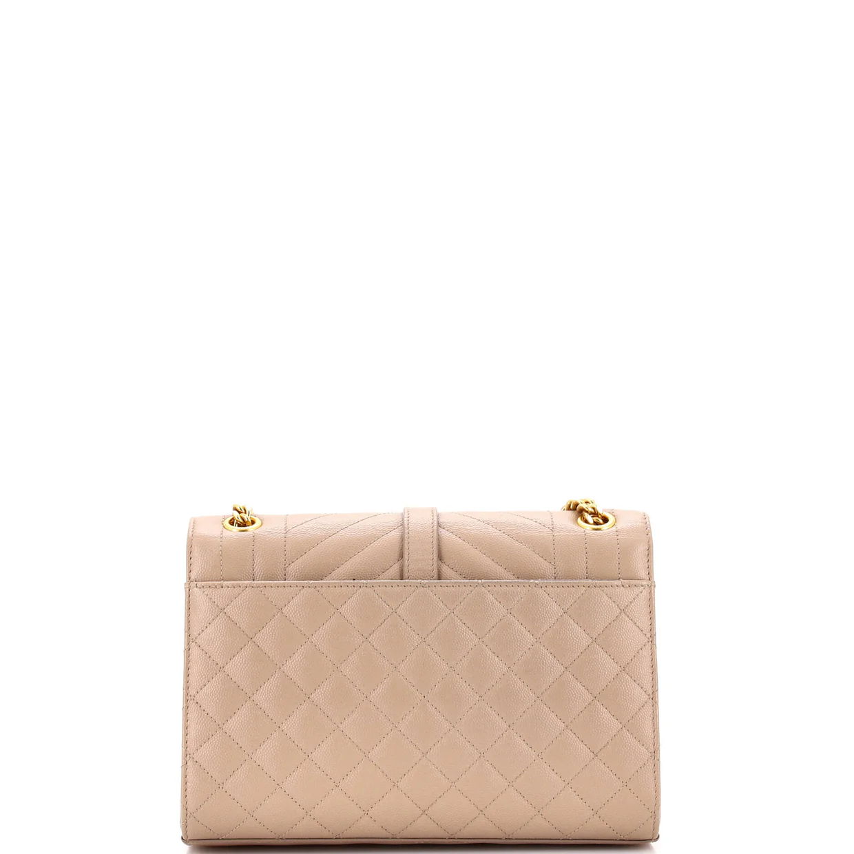 Classic Monogram Envelope Satchel Mixed Matelasse Leather Medium - Deep Luxury