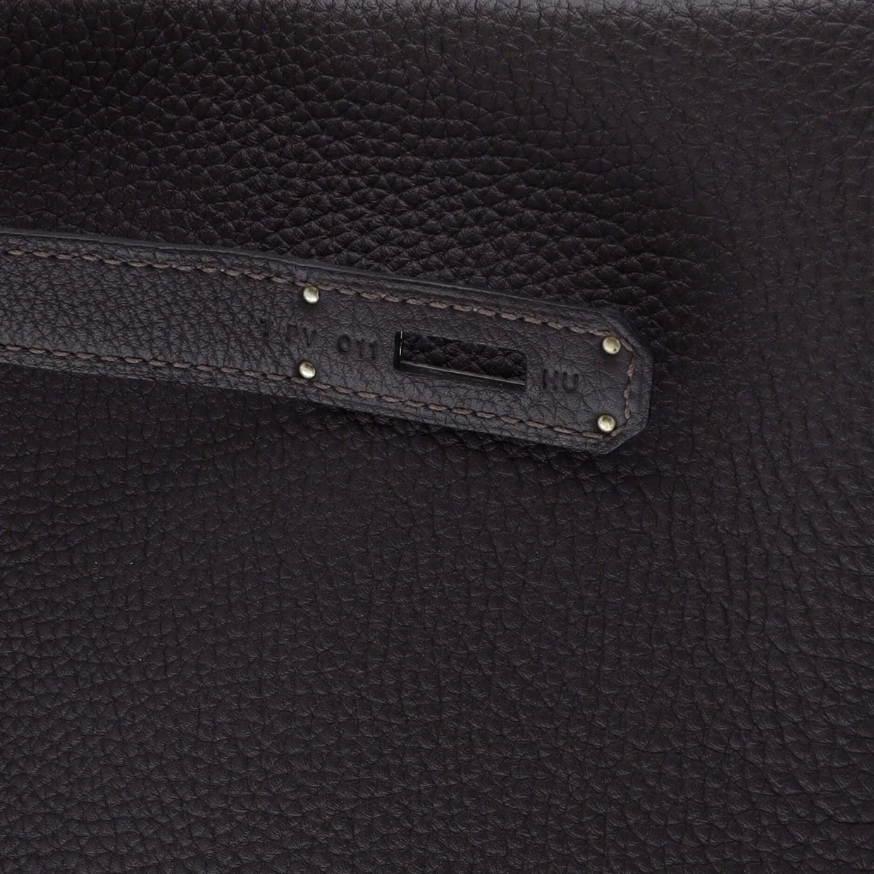 Birkin Handbag Macassar Togo with Palladium Hardware 30 - Deep Luxury