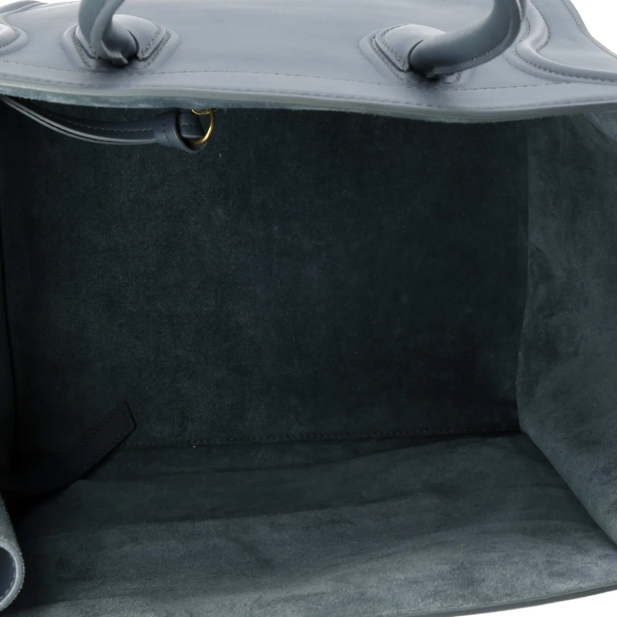Luggage Bag Grainy Leather Mini - Deep Luxury