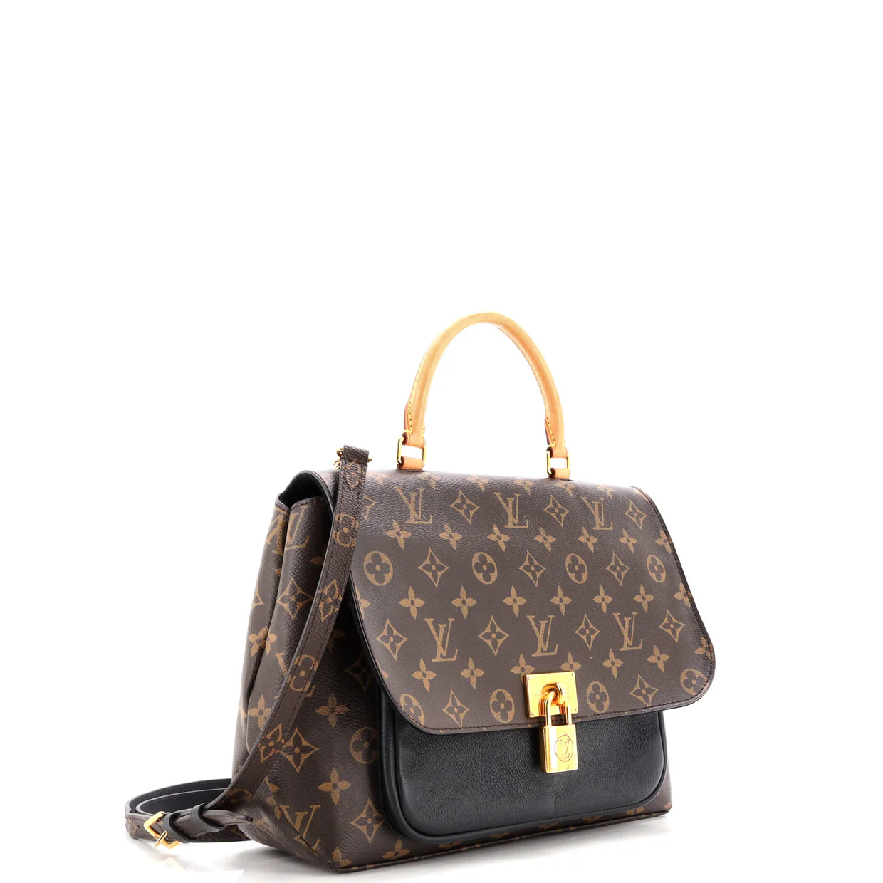Marignan Handbag Monogram Canvas with Leather - Deep Luxury