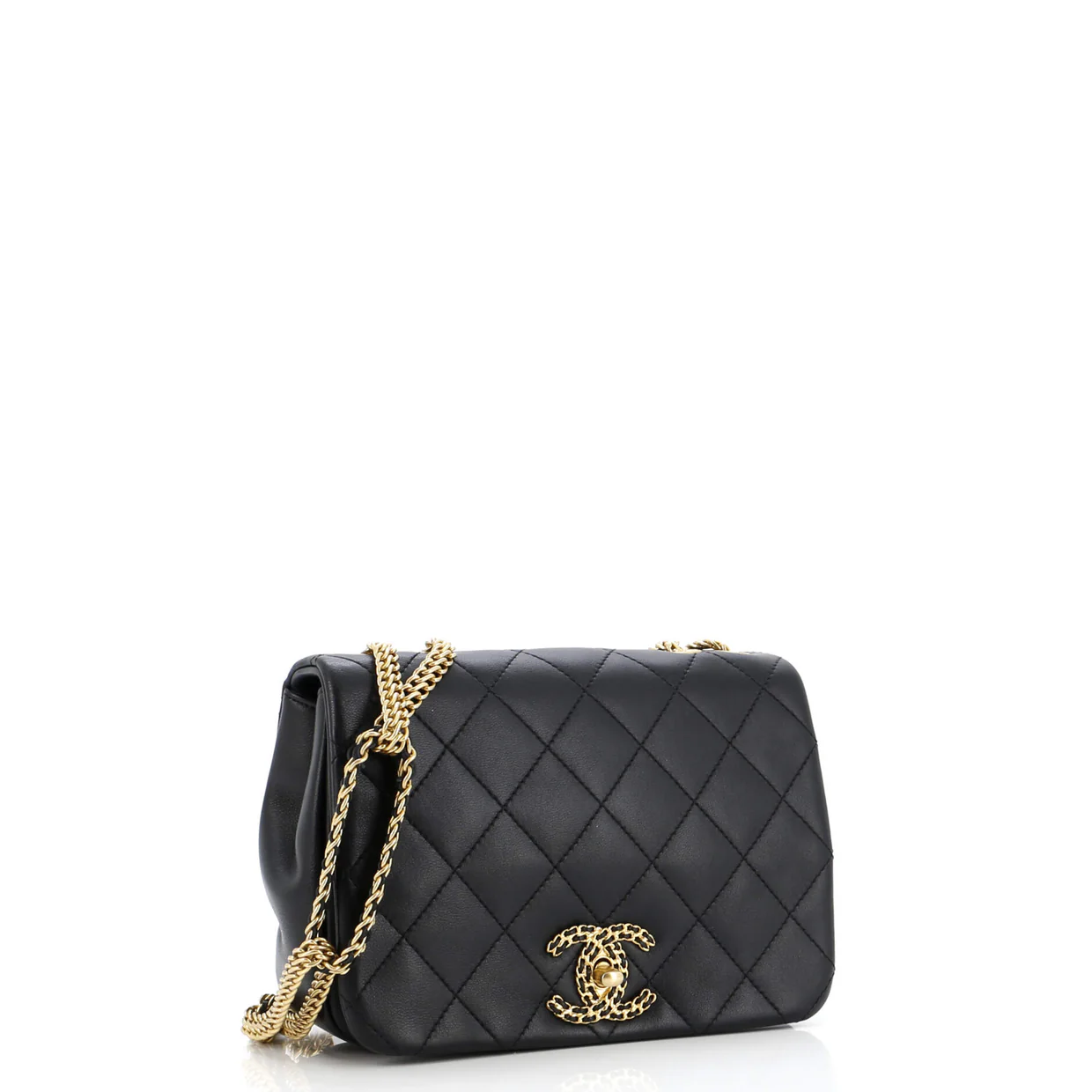 On And On Full Flap Bag Quilted Lambskin Small - Deep Luxury
