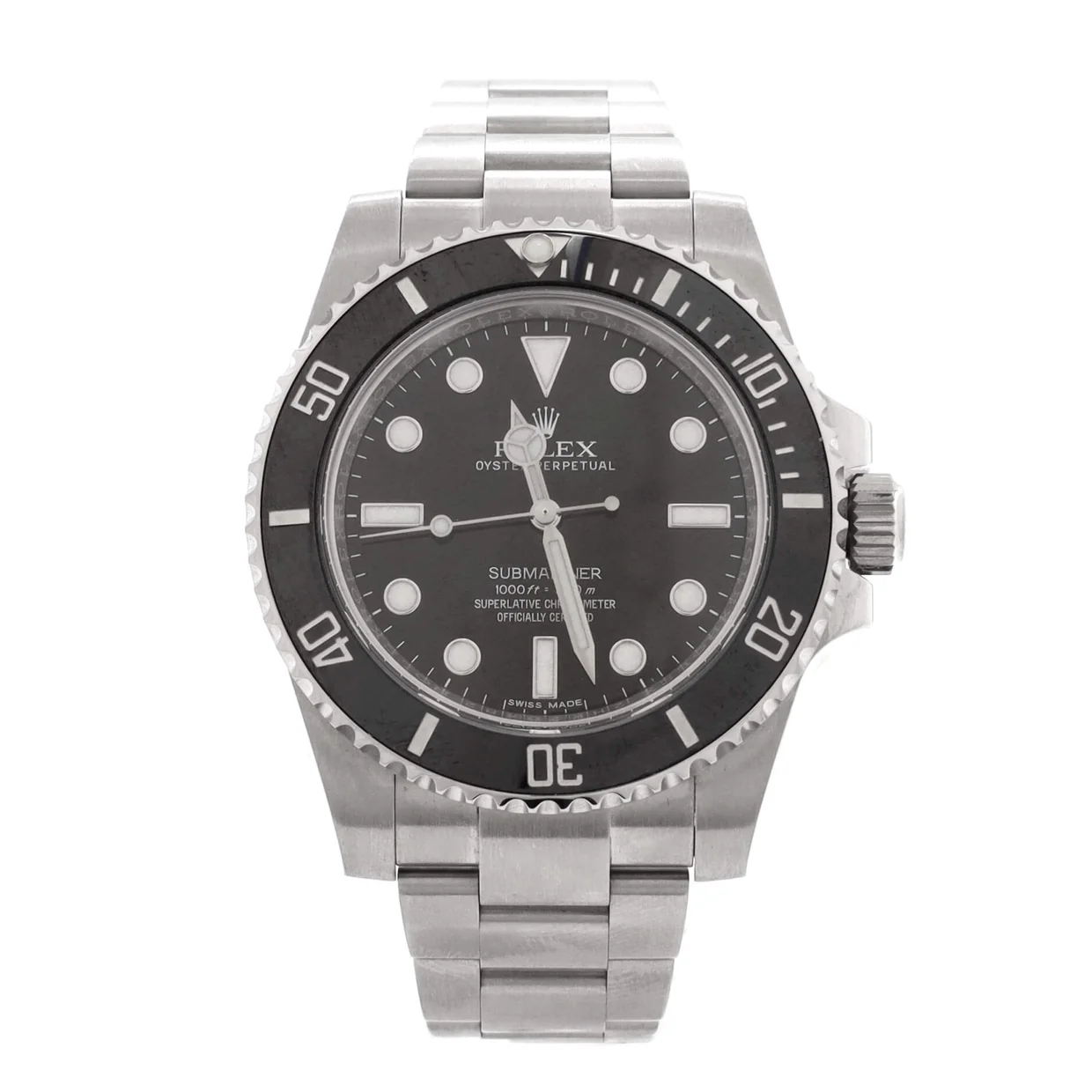Oyster Perpetual Submariner Automatic Watch Stainless Steel and Cerachrom 40 - Deep Luxury