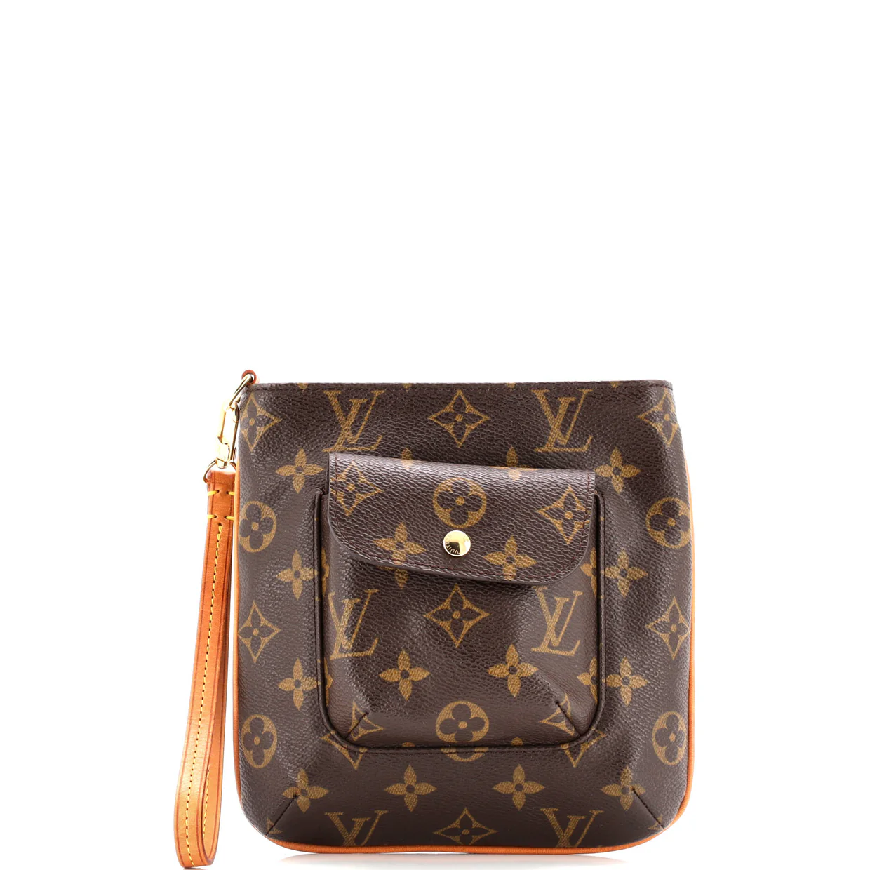 Partition Wristlet Clutch Monogram Canvas - Deep Luxury