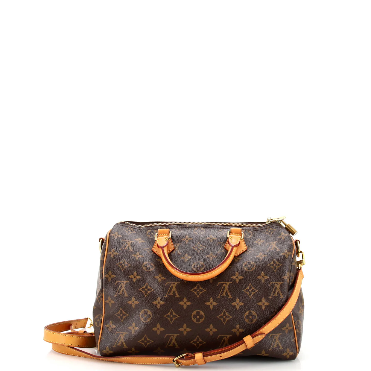 Speedy Bandouliere Bag Monogram Canvas 30 - Deep Luxury