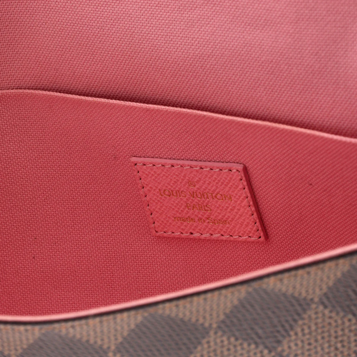 Felicie Pochette Flower Printed Studded Damier - Deep Luxury