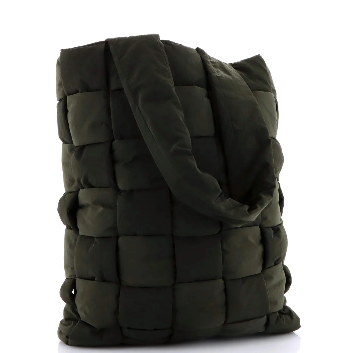 Padded Tote Intrecciato Nylon Large - Deep Luxury