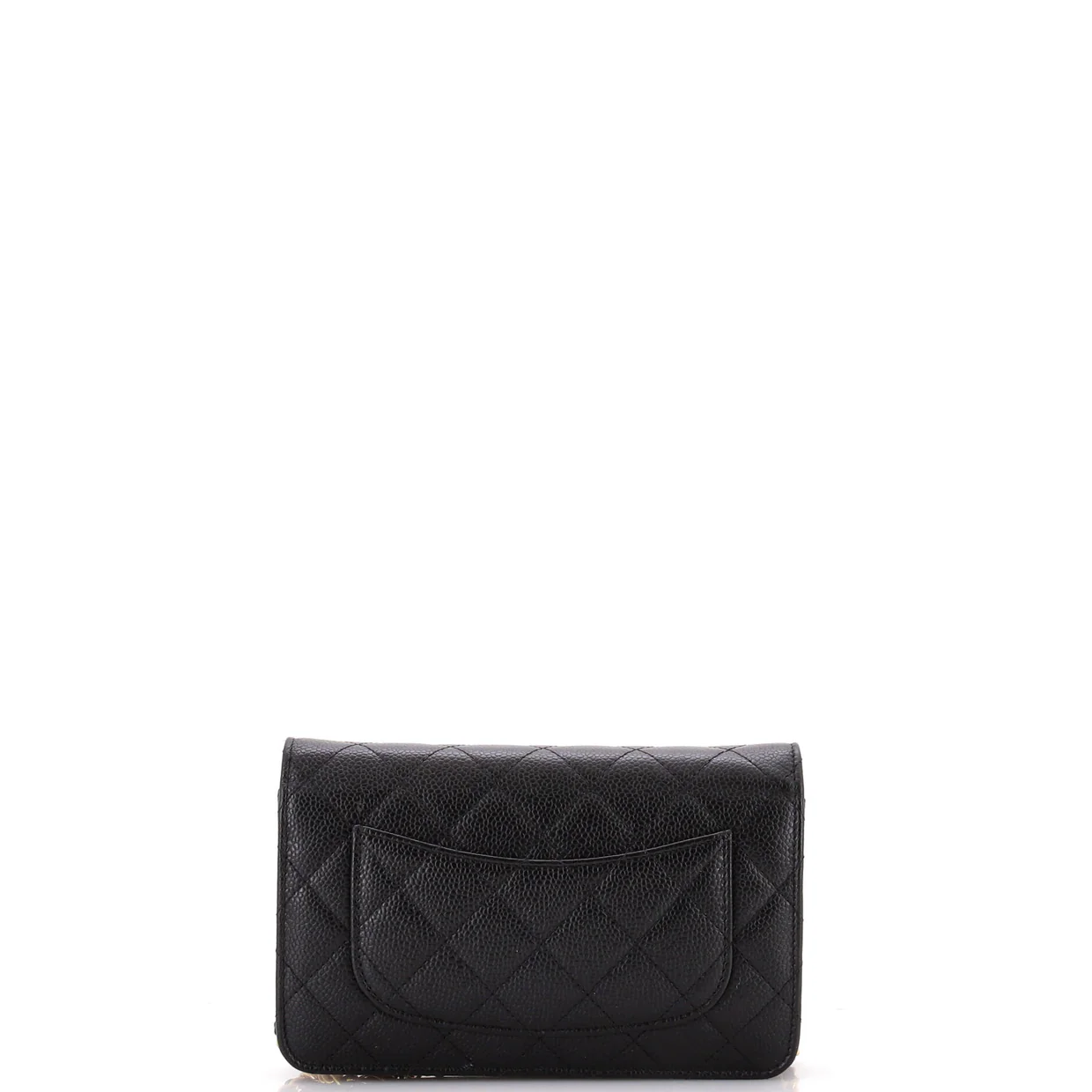 Wallet on Chain Quilted Caviar - Deep Luxury