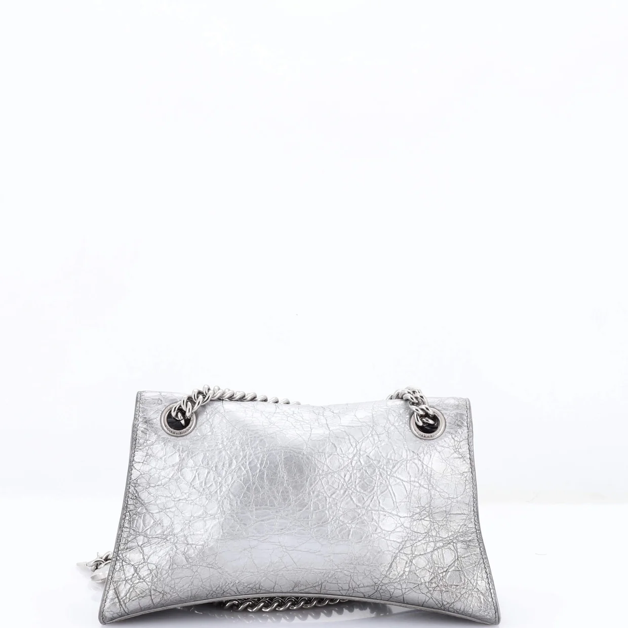 Crush Charm Chain Flap Bag Leather Small - Deep Luxury