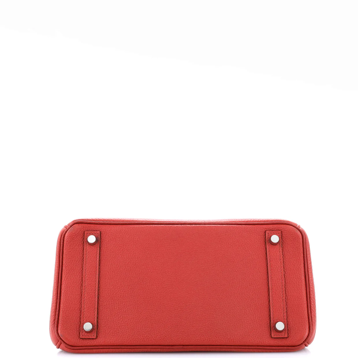 Birkin Handbag Rouge Garance Togo with Palladium Hardware 30 - Deep Luxury