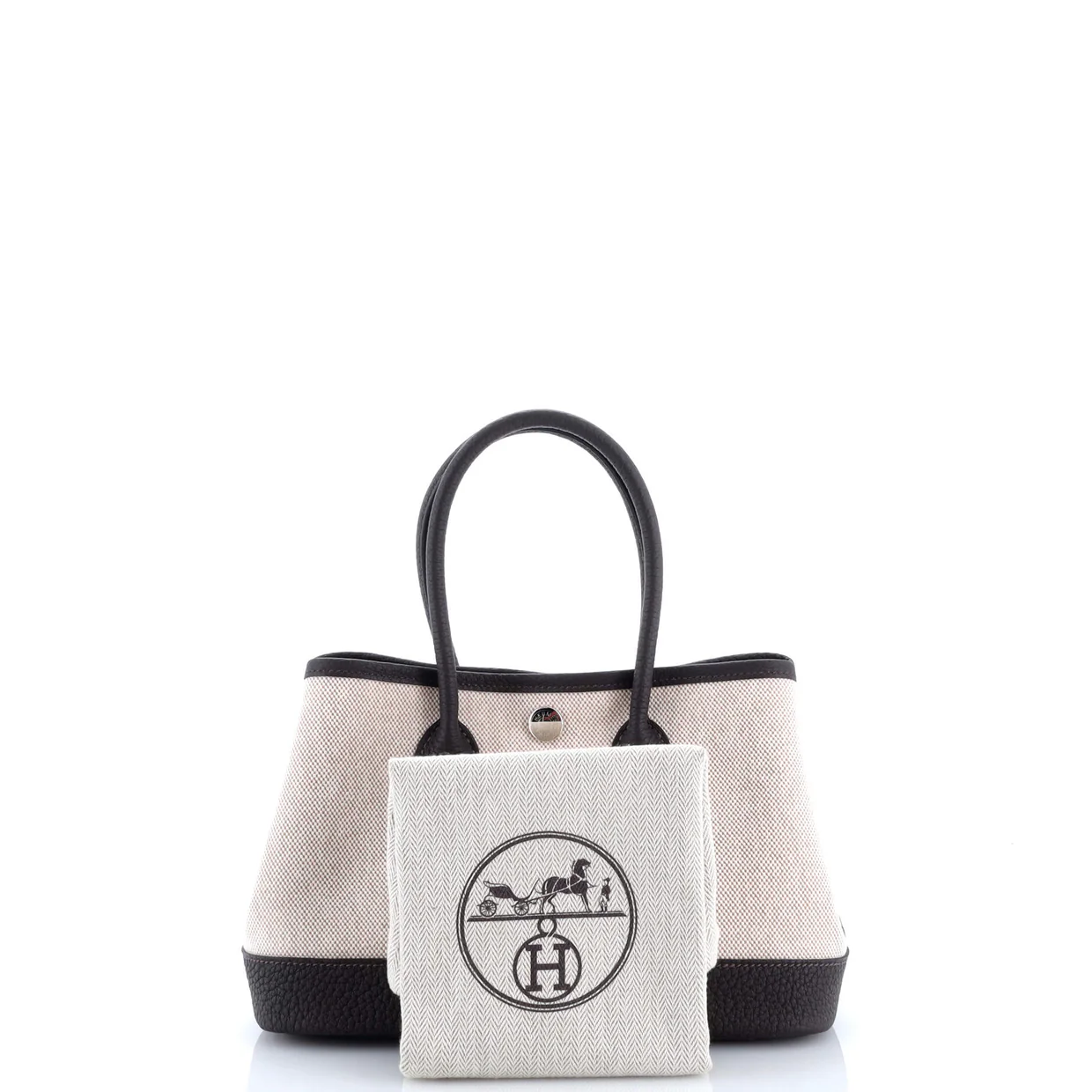 Neo Garden Tote Toile and Leather 23 - Deep Luxury