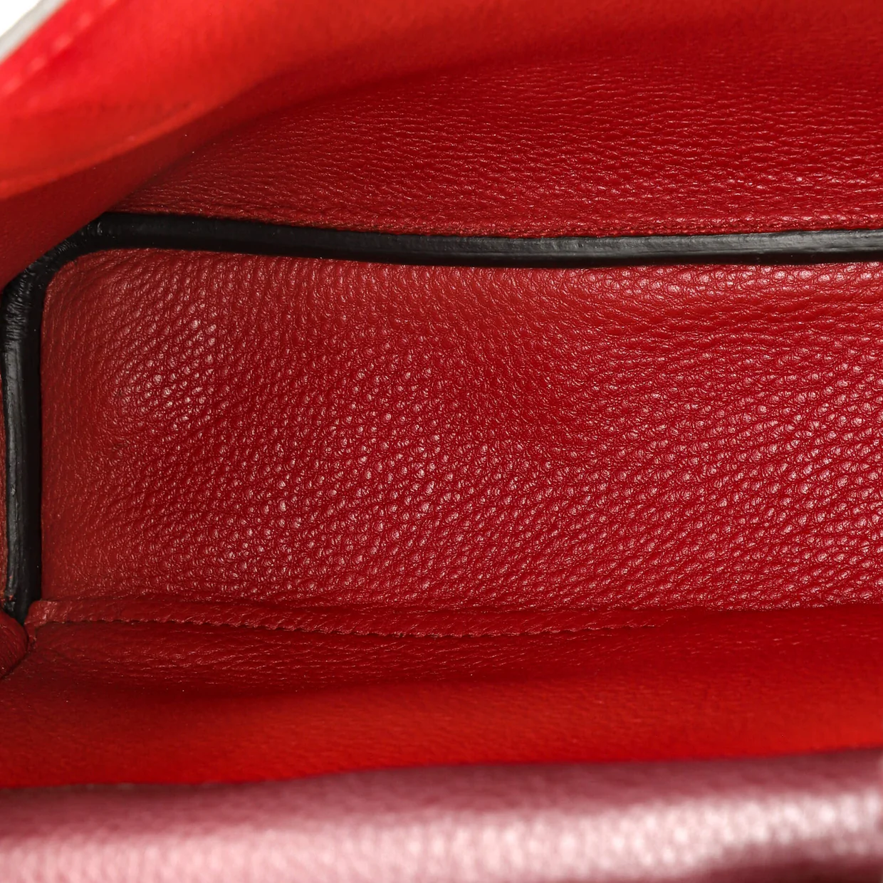 Cuir Double Tote Saffiano Leather Small - Deep Luxury