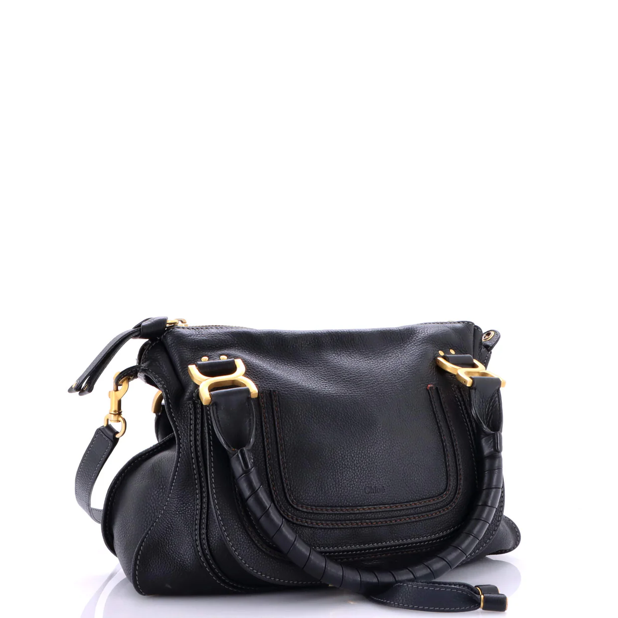 Marcie Shoulder Bag Leather Medium - Deep Luxury