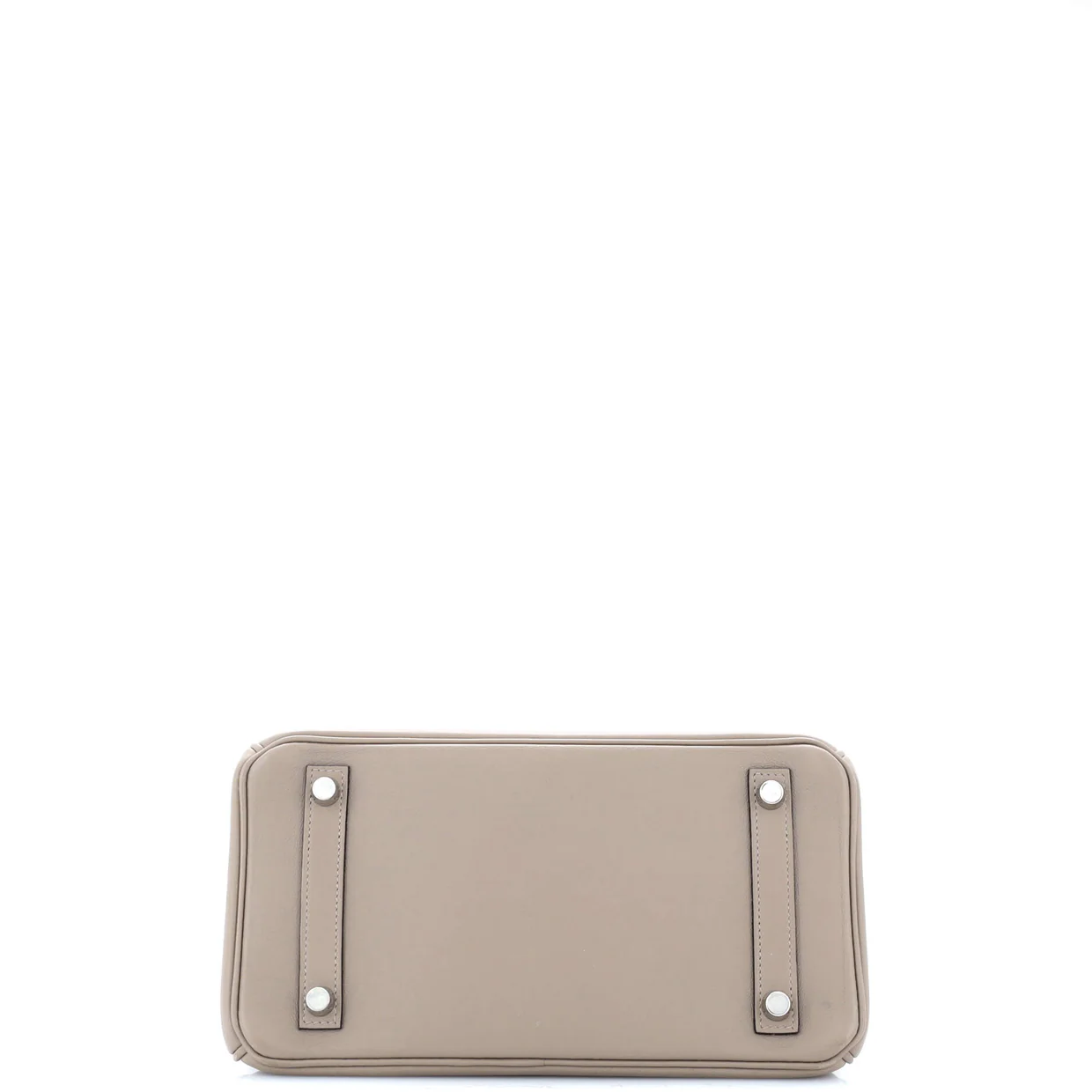 Birkin Handbag Grey Swift with Palladium Hardware 25 - Deep Luxury