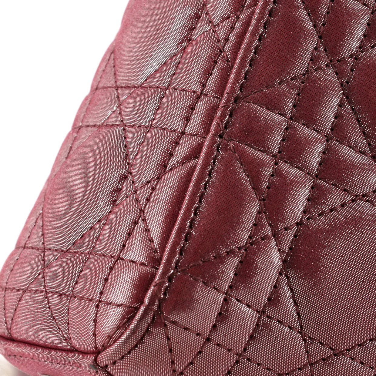 Lady Dior Chain Bag Cannage Quilt Iridescent Leather Mini - Deep Luxury