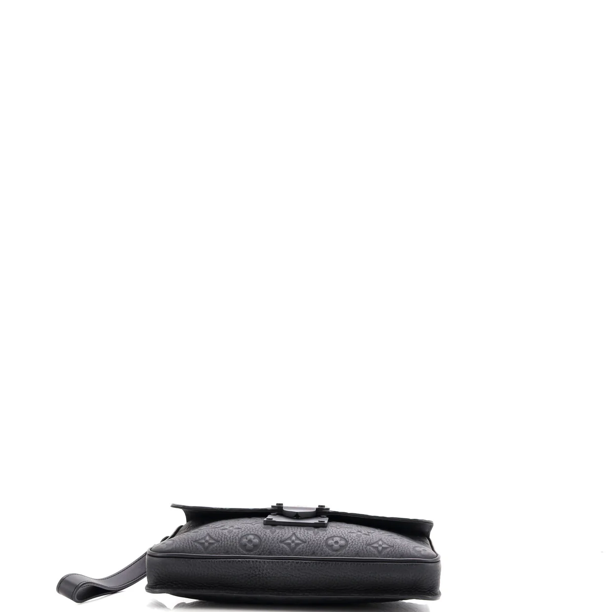 S Lock Clutch Bag Monogram Taurillon Leather - Deep Luxury