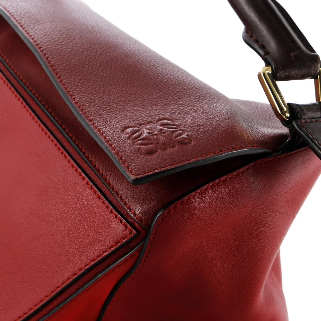 Puzzle Bag Leather Medium - Deep Luxury