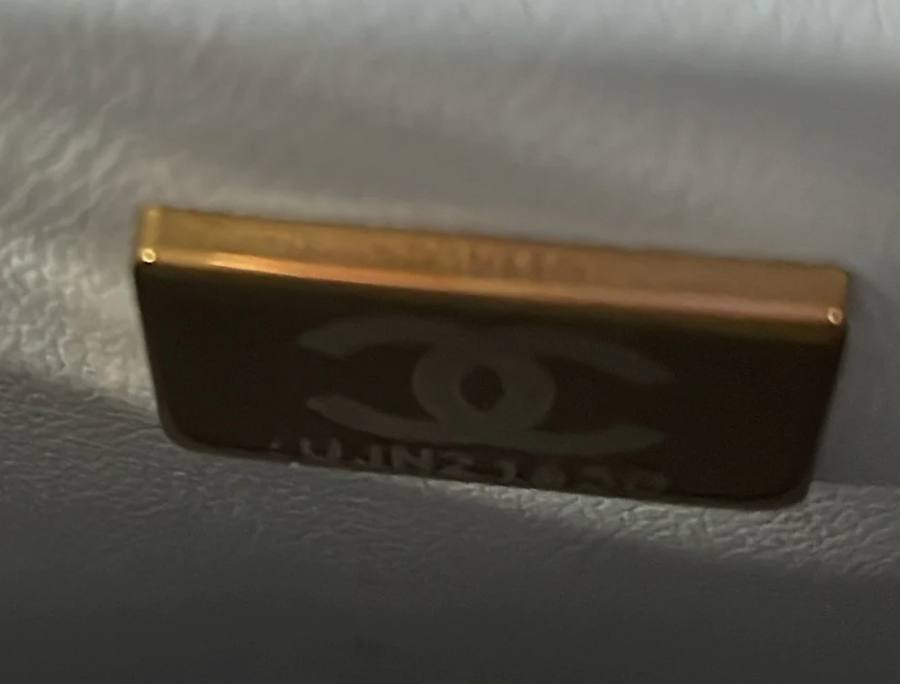 CC Enamel Pearl Charm Me Square Flap Bag Quilted Lambskin Mini - Deep Luxury