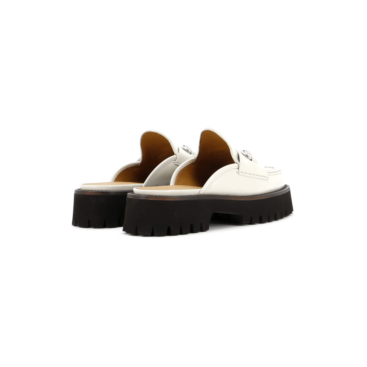 Women's Horsebit Flatform Mules Leather - Deep Luxury