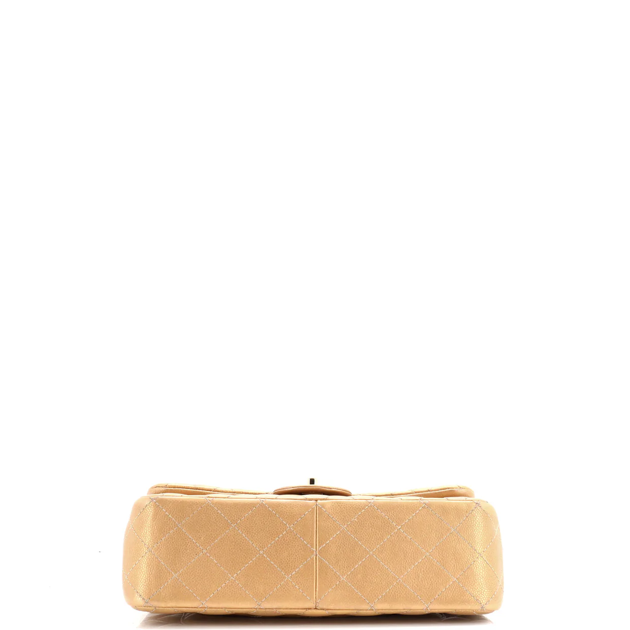 Classic Double Flap Bag Quilted Iridescent Caviar Jumbo - Deep Luxury