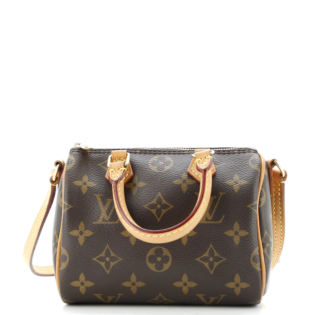 Speedy Bandouliere Bag Monogram Canvas Nano - Deep Luxury