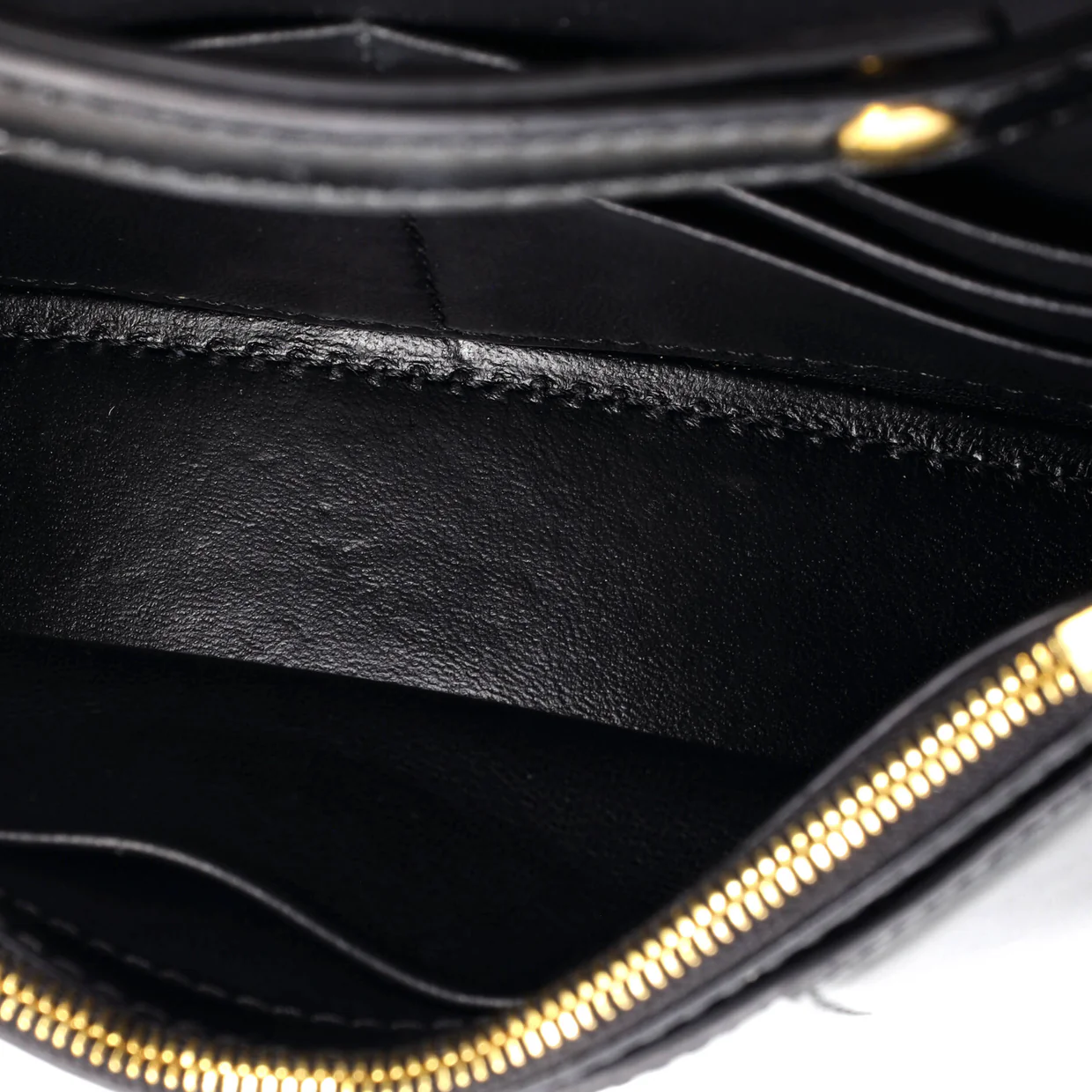 Hourglass Chain Wallet Leather - Deep Luxury