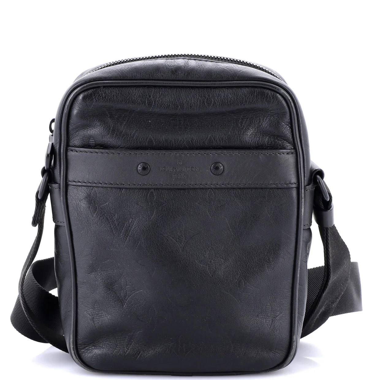 Danube Handbag Monogram Shadow Leather PM - Deep Luxury