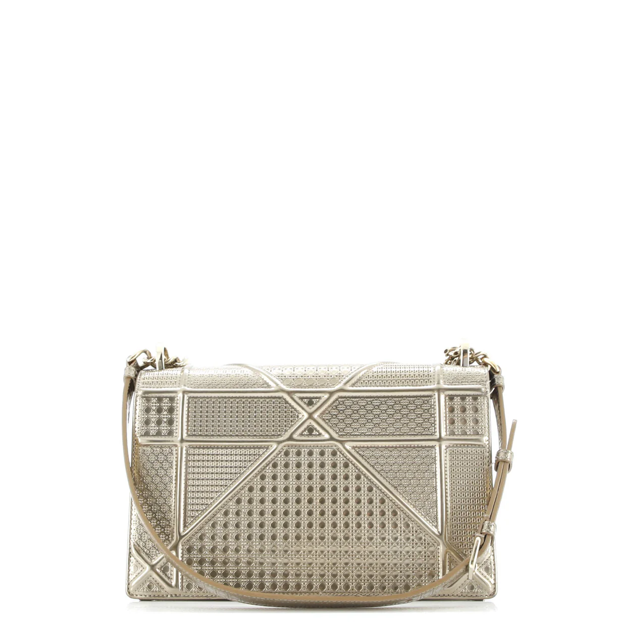 Diorama Flap Bag Cannage Embossed Calfskin Medium - Deep Luxury