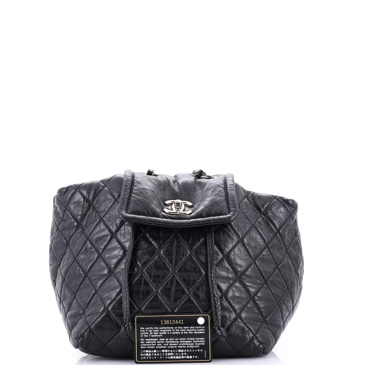 Beijing 2 in 1 Backpack Quilted Lambskin - Deep Luxury