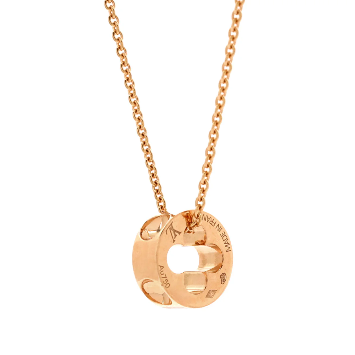 Empreinte Pendant Necklace 18K Rose Gold - Deep Luxury