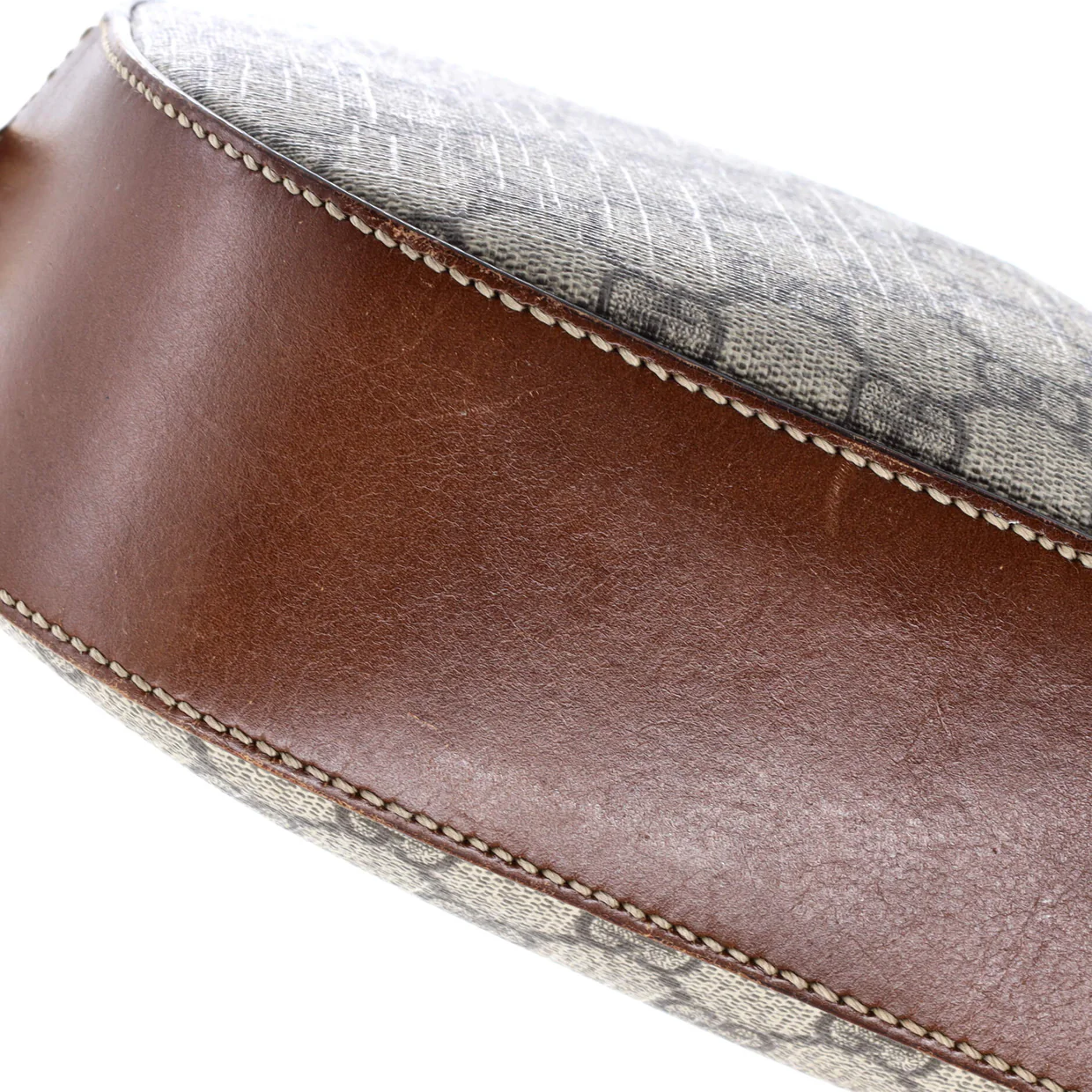 Chain Crossbody Bag GG Coated Canvas and Leather Mini - Deep Luxury