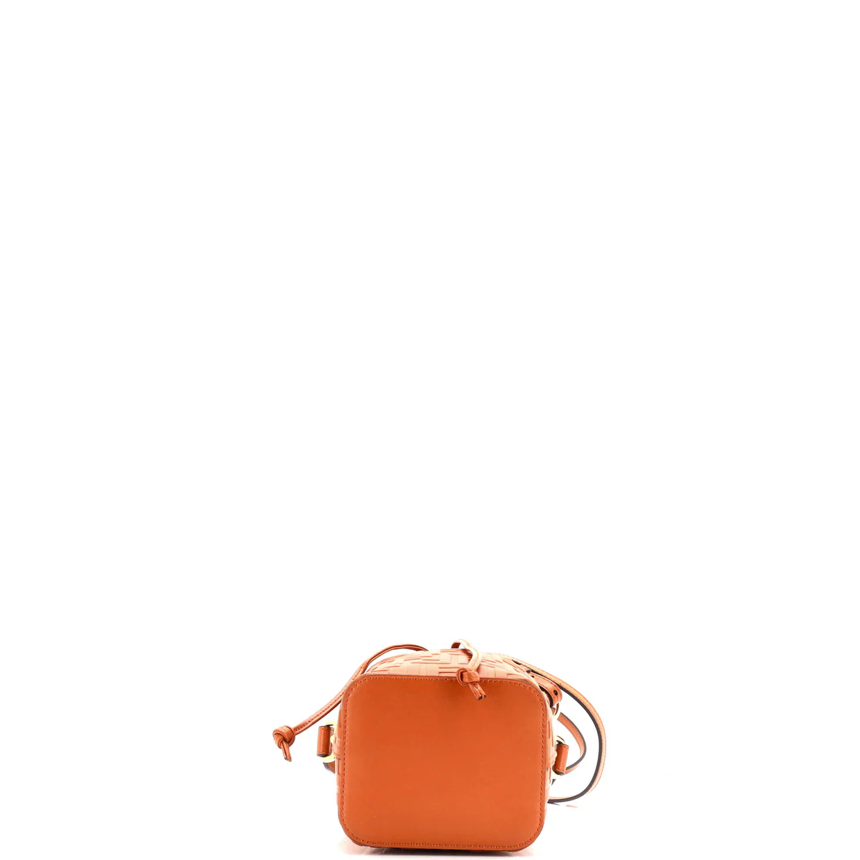 Mon Tresor Bucket Bag Zucca Embossed Leather Mini - Deep Luxury
