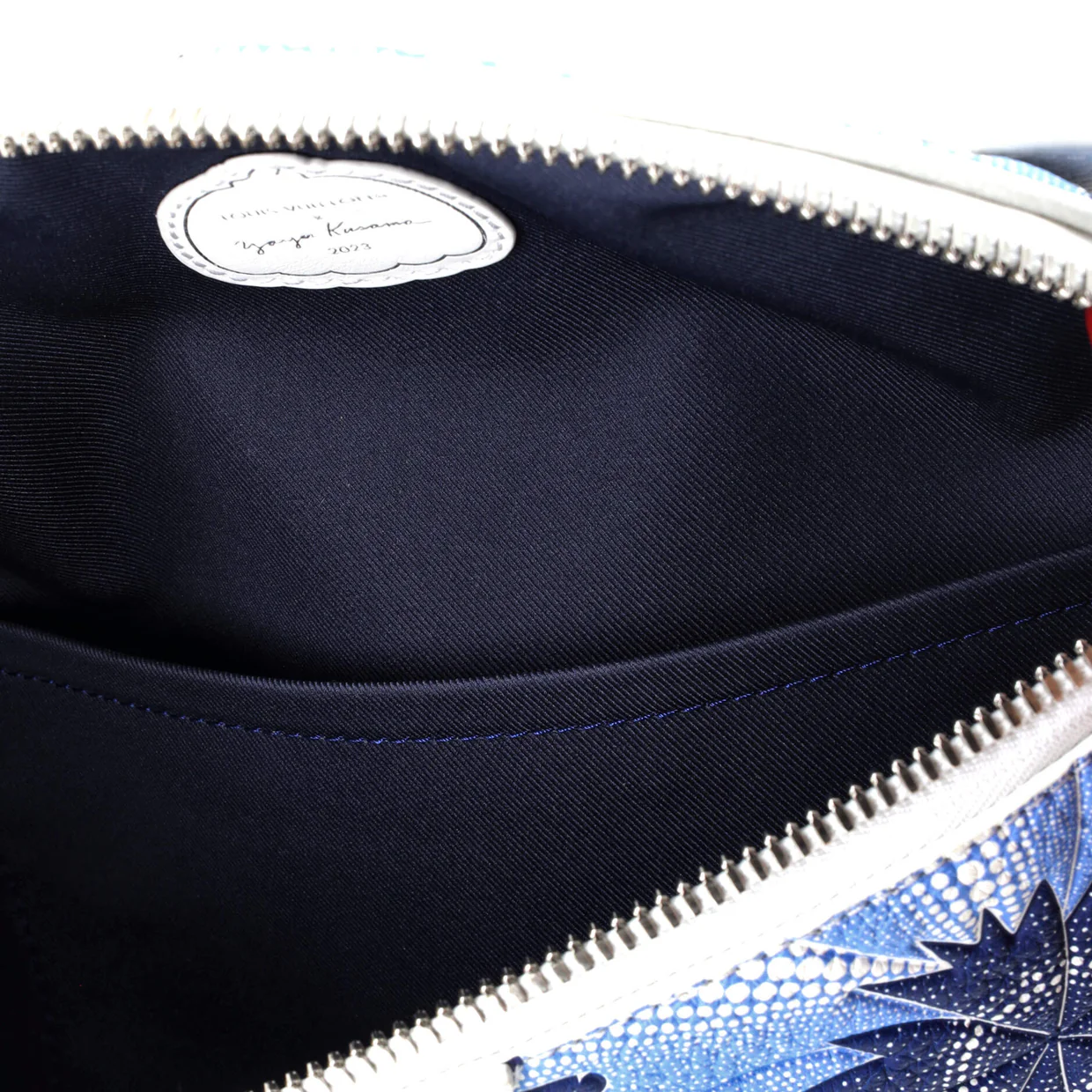 Bum Bag Yayoi Kusama Psychedelic Flower Monogram Taurillon Leather Maxi - Deep Luxury