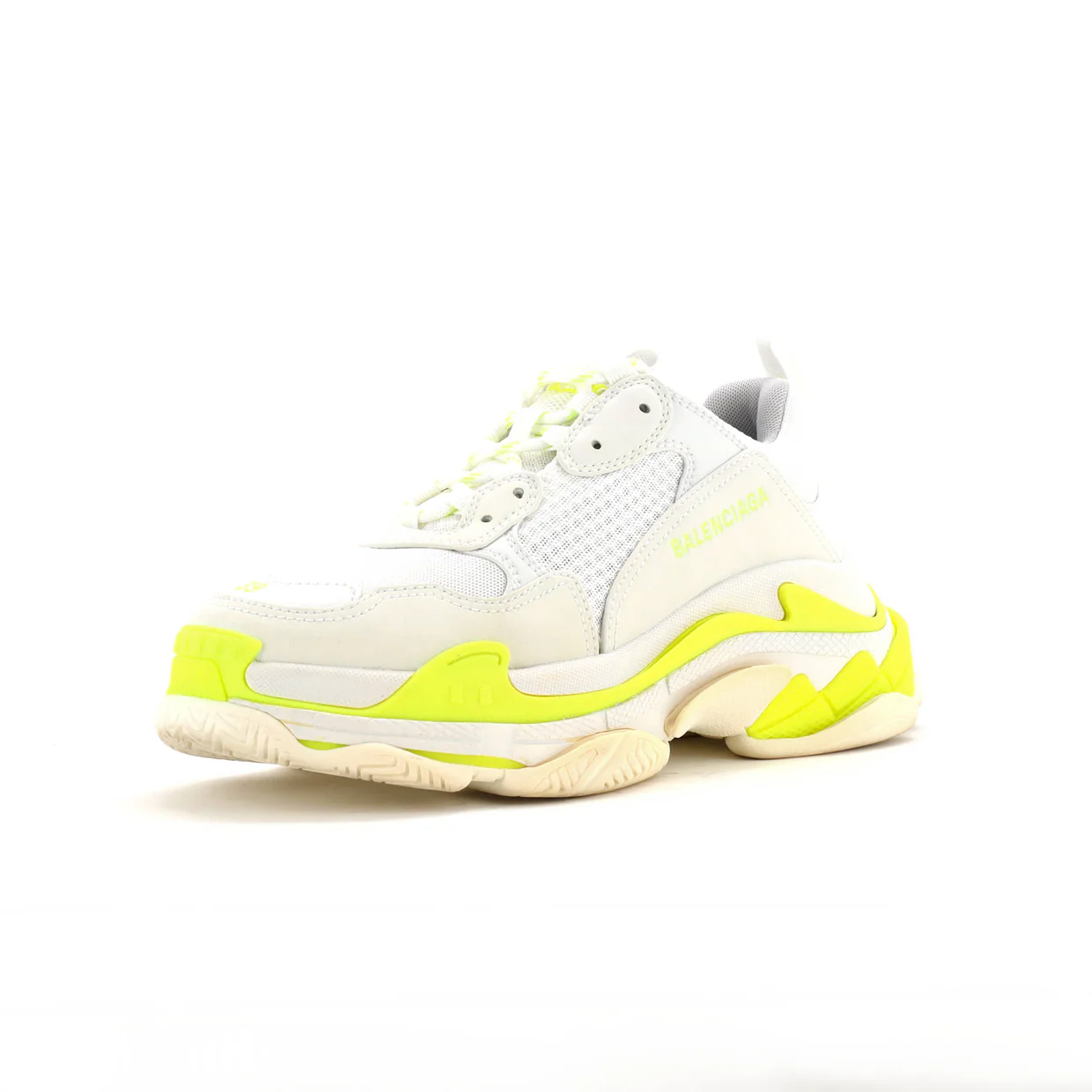 Men's Triple S Sneakers Fabric and Mesh with Faux Leather - Deep Luxury